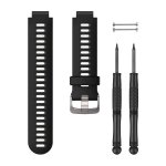 Garmin Replacement Fr 735 Silicone Band – Black & Grey