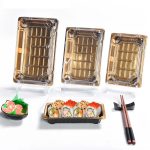 Sushi Box Gold Bottom 8X13.5CM