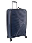 POLO Proflex Fusion Medium 4 Wheel Trolley Case Navy