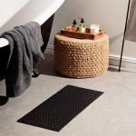 Hexagonal Pvc Bath Mat Black
