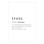 Trots Art Print - A2