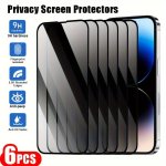6PCS Privacy Glass Smartphone For Iphone 11 11 PRO 15 15 PRO 15 PLUS 15 Pro Max On The Glass 11 Pro MAX 12 12 PRO 12 Pro MAX 13
