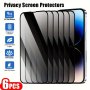 6PCS Privacy Glass Smartphone For Iphone 11/11 PRO/15/15 PRO/15 PLUS/15 Pro Max On The Glass 11 Pro MAX/12/12 PRO/12 Pro MAX/13/13 PRO/13 Pro MAX/14/14