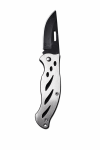 Pocket Knife Silver Curved Slots