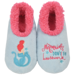 Snoozies Mermaids Don't Do Housework - Periwinkle Blue - S Women