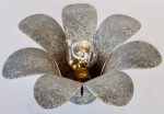 Silver LED Battery Operated Lamp 13X30CM