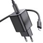 Fast I Phone Charger Adapter 20WATT With Type C To Lightning 1M Cable-hoco