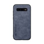 Kepuch Silklike Case For Samsung Galaxy S10 - Cover Bumper Built-in Metal Plate For Samsung Galaxy S10 - Blue