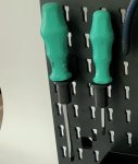 8 Screw Driver Holders Anthracite