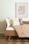 Beige Washed Cotton Duvet Cover - Queen
