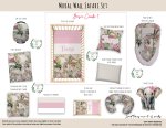 Cot Duvet Bedding Mural Wall Safari Set