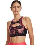 Women's Project Rock Crossback Printed Sports Bra - Deco Rose LG