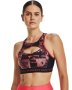 Women's Project Rock Crossback Printed Sports Bra - Deco Rose / LG