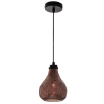 Maggie Glass Pendant Light - Rose Copper