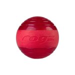 Rogz Squeekz Fetch Ball - Red