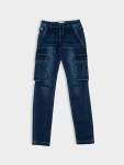 Cargo Slim Fit Denim - Dark Blue - Dark Blue 44