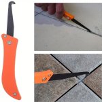 Professional Folding Tile Gap Knife - Precision Grout Removal Tool For Home Renovation Bathroom & Kitchen Seam Cleaning