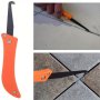 Professional Folding Tile Gap Knife - Precision Grout Removal Tool For Home Renovation Bathroom & Kitchen Seam Cleaning