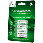 Volkano Extra Series Rechargeable Aa Batteries Pack Of 4 VK-8102-GN