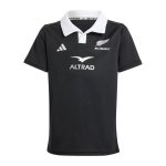 Adidas All Blacks Aeroready Kids Rugby Short Sleeve Jersey