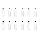 12 Pack Consol Glass Sauce Bottles 125ML With Caps