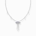 Necklace With Star Pendants And A Ufo Silver