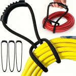 1PC 60CM 24IN Storage Strap With Handlewire Cable Water Pipe Storage Handheld Strap Nylon Suspension Storage Heavy-duty Storage
