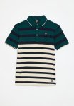 Soviet Boys Y dye Stripe Golfer - Deep Teal