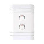 Lesco Flush Cover With 2 Lever 1 Way Switch