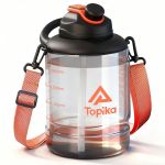 2400ML Clear Water Bottle Dual-purpose Cup Mouth Design Bpa Free