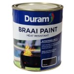 Braai Paint Heat Resistant Black 500ML