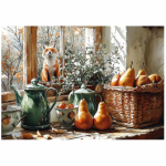 Deco Print Shabby Chic Retro Kitchen 2