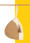 Clutch With Handle - Jute Block