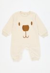 PoP Candy Teddy Fleece Romper - Ecru
