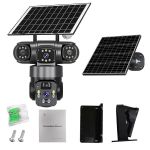 4G Solar Security Camera With Recording Ai Human Detection Huaoi
