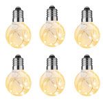 Classic Solar G40 LED E12 0.8W Replacement Bulb 6 Pack