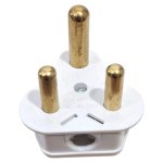 Blank 3-PIN Adapter 16A White