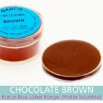 Waterbase Blue Label Colouring – Chocolate