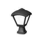 Disma Dario Outdoor Wall Top Light Black