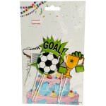 Goal Cardboard Cake Topper Set