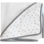 Snuggle Time Soft Hooded Towel Grey Star