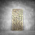 Laser Cut Screen - Design 053 - 1040 X 535 X 20 Matt Gold Indoor
