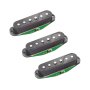 Fluence Single Width Pickups For Strat Set Of 3 In Black