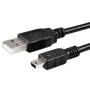 MINI USB Cable Short USB 2.0 To Mini-b 4-PIN Data Charger Cable