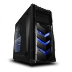 Raidmax Vortex V4 Window Gpu 390MM Atx Gaming Chassis Black And Blue
