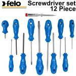 Felo Screwdriver-set 800 12PC Blue Series Plastic Case FEL80011296
