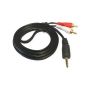 SE-L164 3.5MM Jack To 2 Male Rca Cable 1.5M