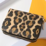 New Women's Card Case Short Zippered Wallet Credit Card Holder Zippered Card Case Women's Short Wallet
