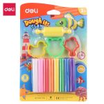 ED75021 Plasticine 8 Colour Net Weight: 100G Assorted – 6935205388391