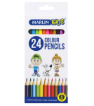 Colour Pencils Long Kids 24S Marlin - Factory Plaza